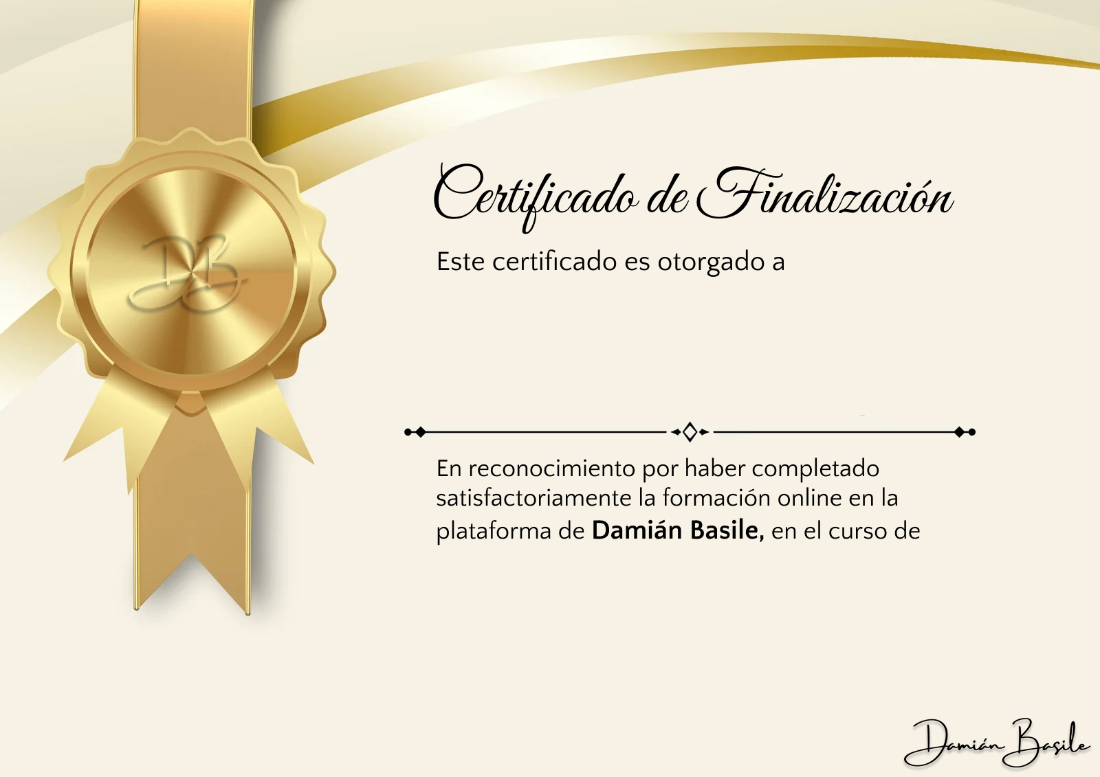 Certificado Final